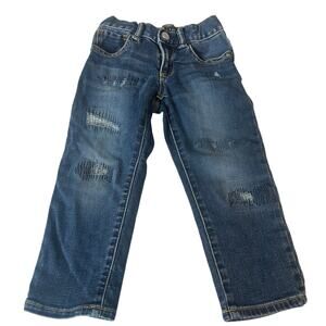 Baby Gap 1969 3 years slim rip & repair jeans
